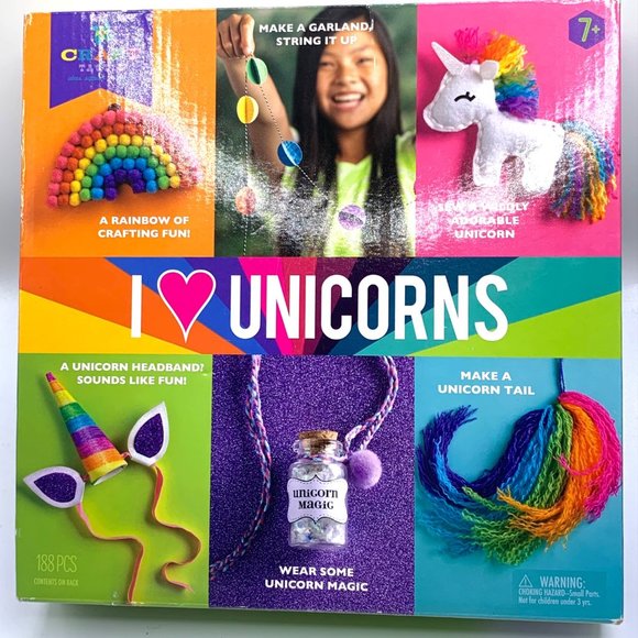 Crafttastic Toys Crafttastic I Love Unicorns Craft Kits 6 Plush
